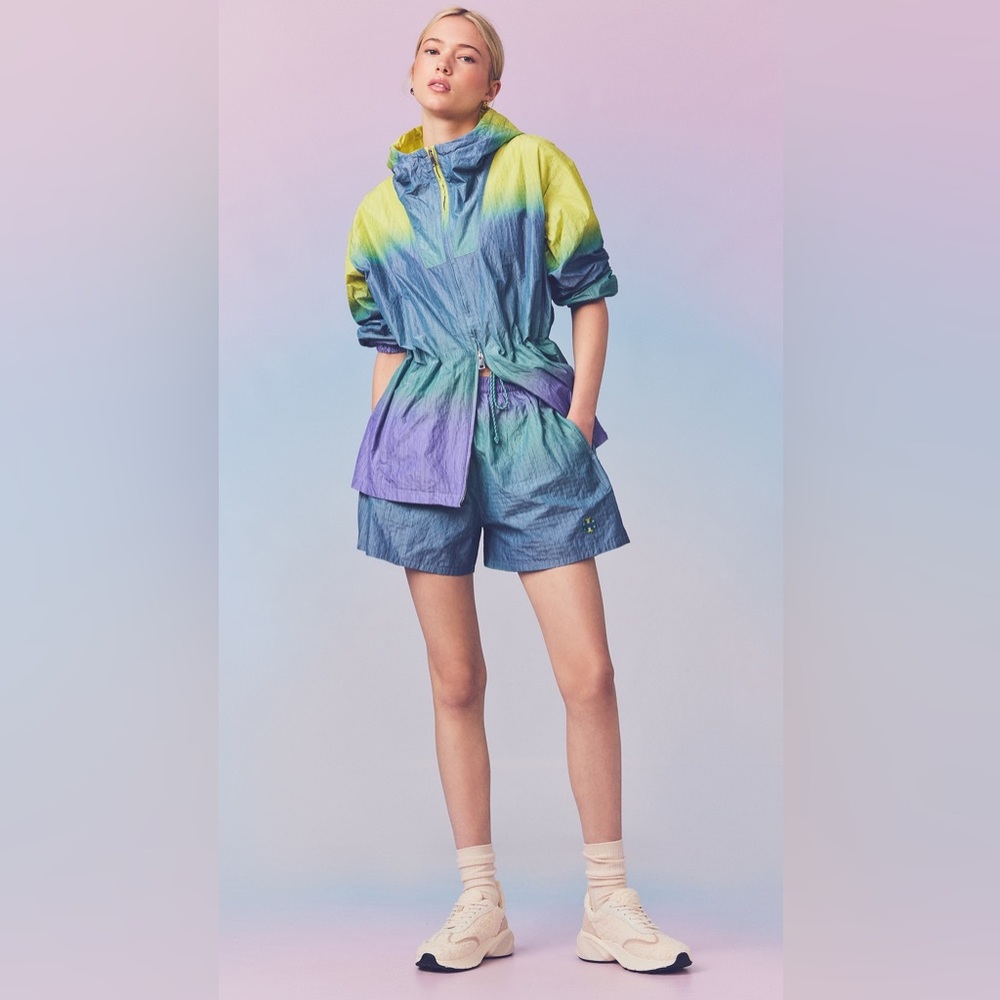 NWT Tory Sport Spray-Dyed Ombre Shorts Size S